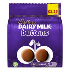 CADBURY DAIRY MILK BUTTONS ORANGE CHOCOLATE 85GM