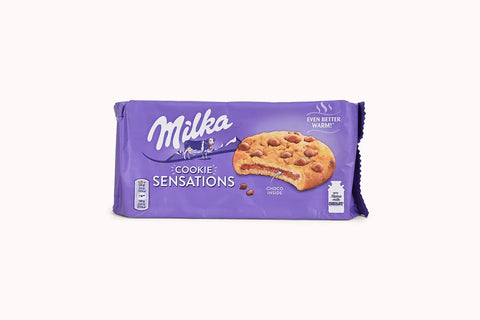 MILKA SENSATIONS CHOCOLATE CHIP COOKIES 156GM