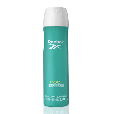 REEBOK COOL YOUR BODY DEODORANT BODY SPRAY 150ML WOMEN